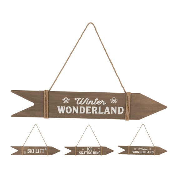 Wegwijzer Kerst Wanddeco Assortiment