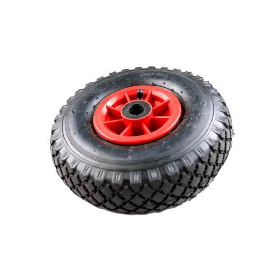 Steekwagenwiel Luchtband 3.00-4 Metaalvelg Asgat 20 mm 125kg