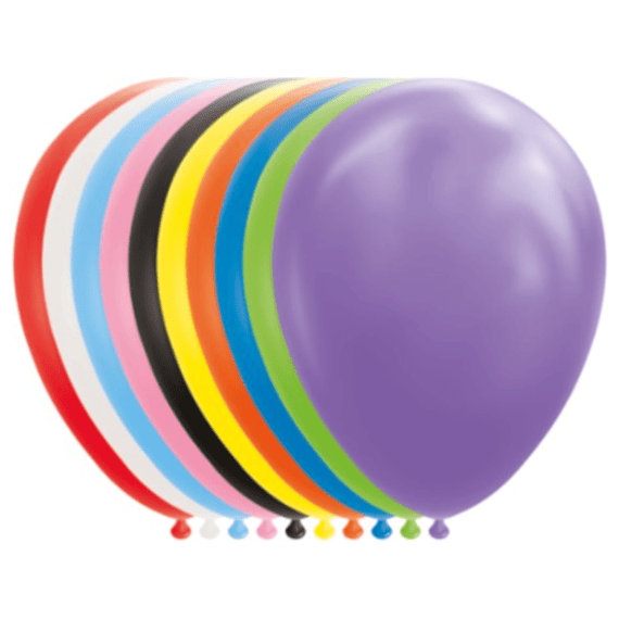 Ballonnen 100st 30cm Mix Standaardkleuren