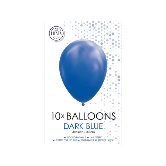 Ballon 10st 30cm Dark Blue