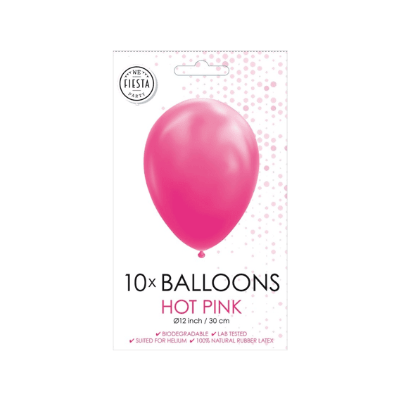 Ballon 10st 30cm Hot Pink