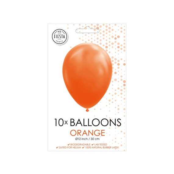 Ballon 10st 30cm Orange