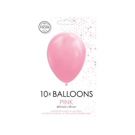 Ballon 10st 30cm Pink