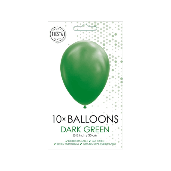 Ballon 10st 30cm Dark Green