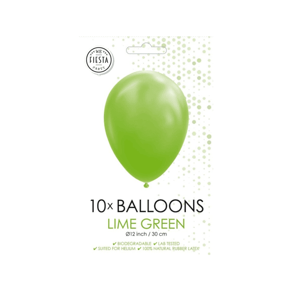 Ballon 10st 30cm Lime Green