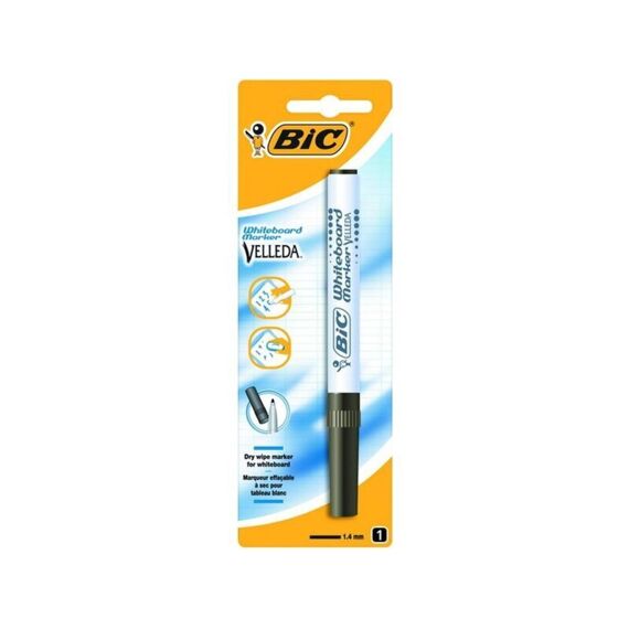 Bic Velleda Whiteboardstiften Medium Zwart 1 Stuk