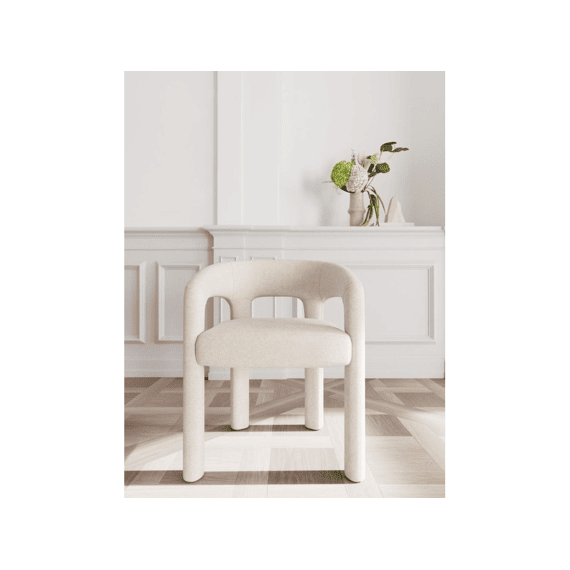 Cole Stoel Met Armleuningen Beige