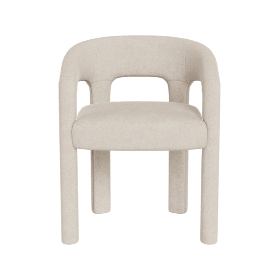 Cole Stoel Met Armleuningen Beige