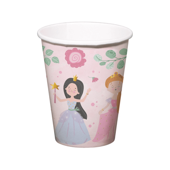 Pretty Princess Bekers 250ml 8st
