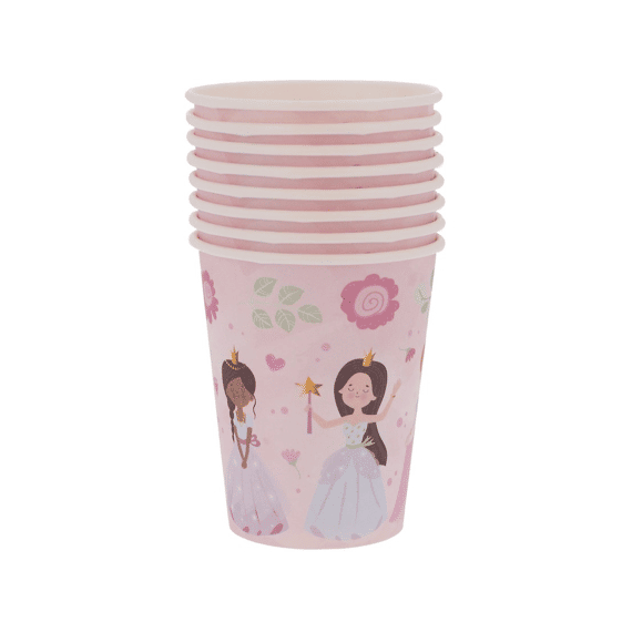 Pretty Princess Bekers 250ml 8st