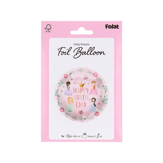 Folie Ballon Pretty Princess 45 Cm