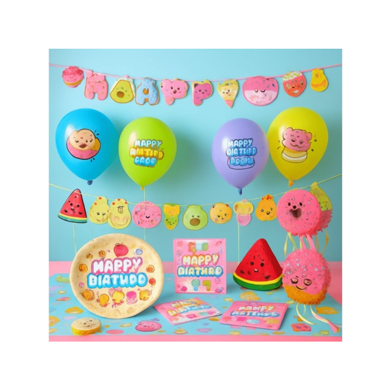 Kawaii Party Servetten 33x33cm 20st