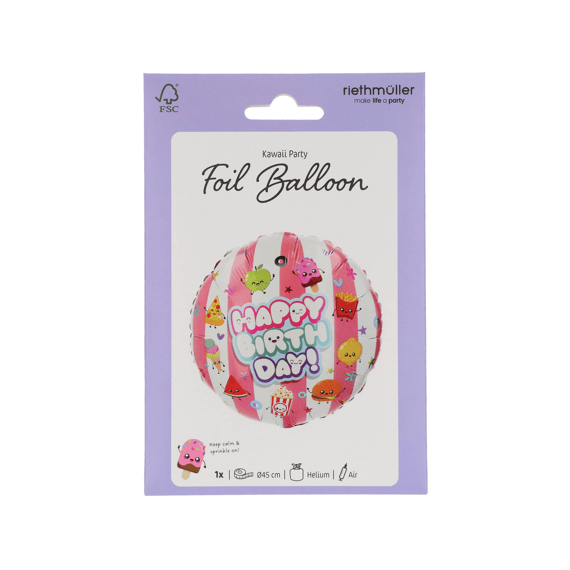 Folat Folieballon Kawaii Party 45 cm