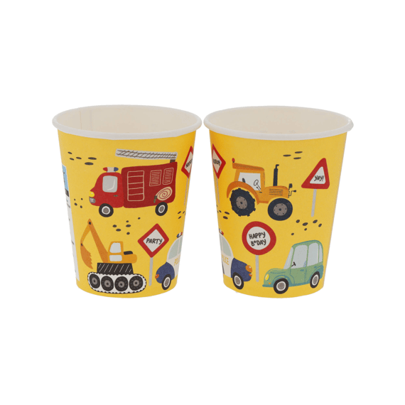 Folat Bekers Wacky Wheels 250 ml 8 stuks