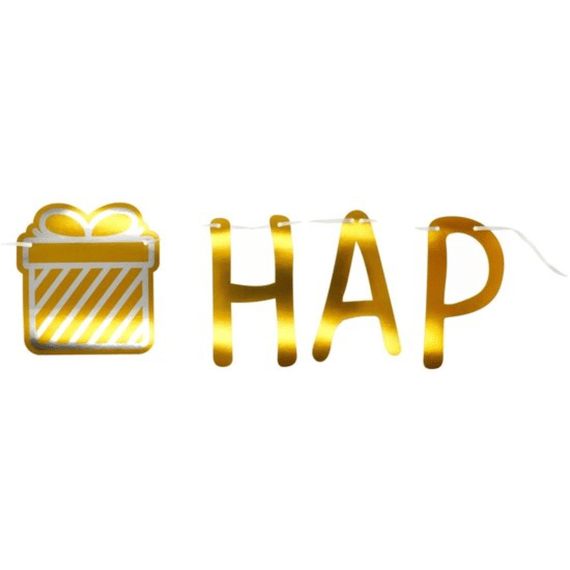 Shinging Glam Letterslinger Happy Birthday 2m