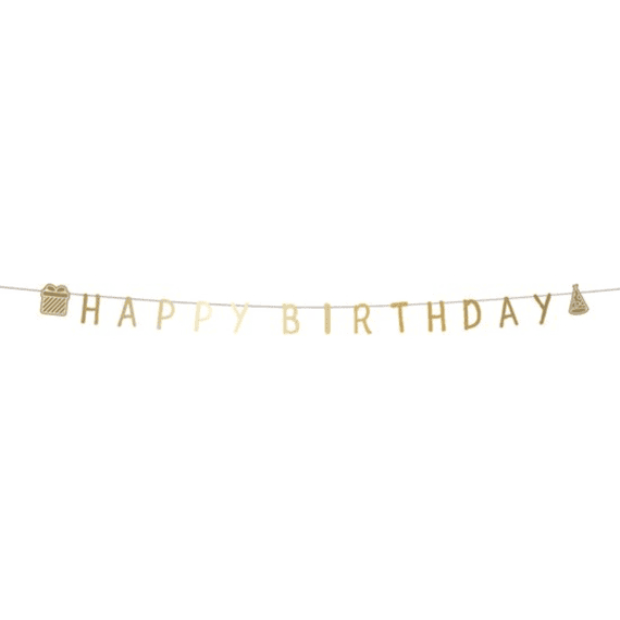 Shinging Glam Letterslinger Happy Birthday 2m