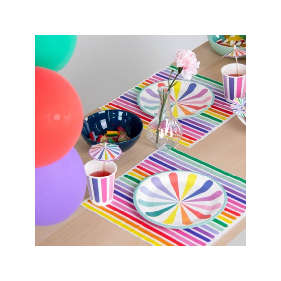 Stripetastic Bekers 250ml 8st
