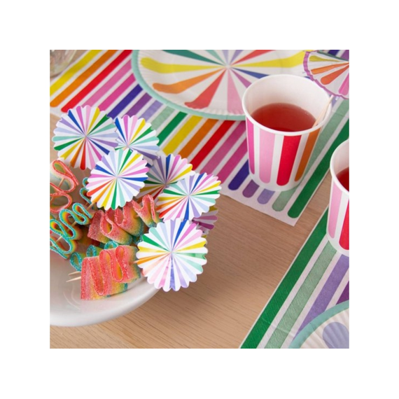 Stripetastic Bekers 250ml 8st