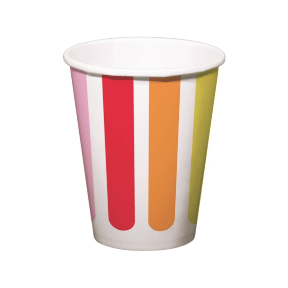 Stripetastic Bekers 250ml 8st
