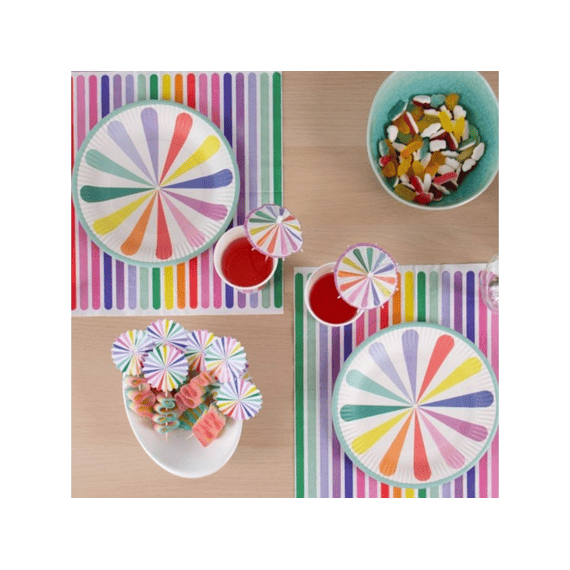 Stripetastic Borden 23cm 8st