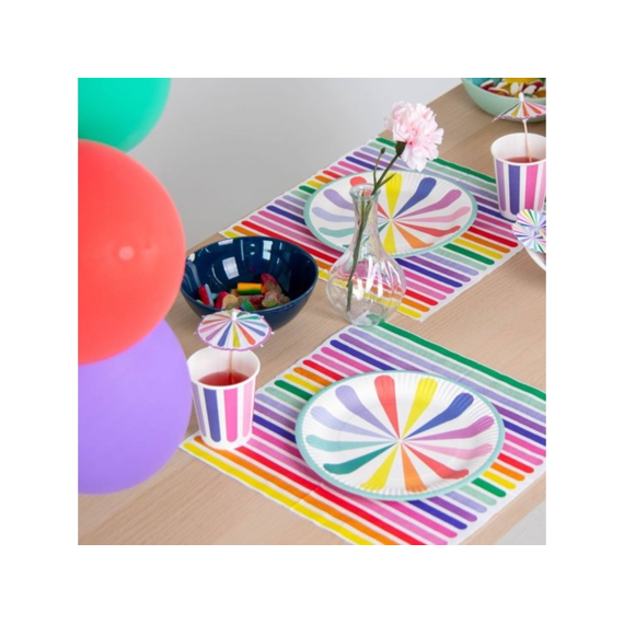 Stripetastic Borden 23cm 8st