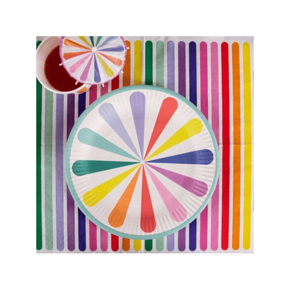 Stripetastic Borden 23cm 8st