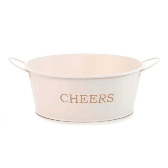 The Depot Drankemmer Rond 30x12cm Creme Cheers