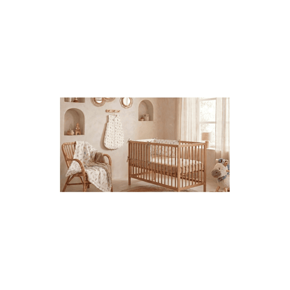 Noukies Moon Feathers Bed Bumper