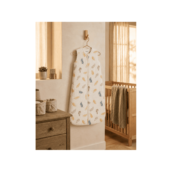 Noukies Moon Feathers Slaapzak 110Cm Met Afritsbare Mouwen