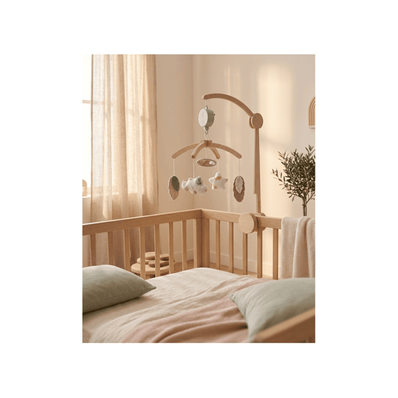 Noukies Moon Feathers Muziekmobiel