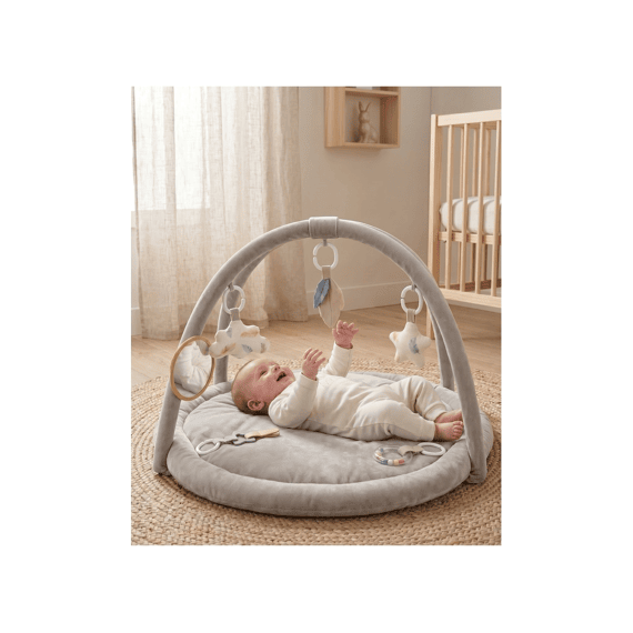 Noukies Moon Feathers Beige Speelmat
