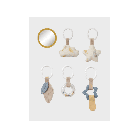 Noukies Moon Feathers Beige Speelmat
