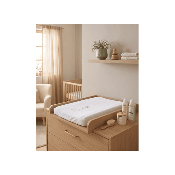Noukies Moon Feathers Aankleedkussenhoes