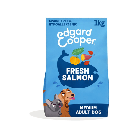 Dog E Adult Dry Zalm M 1kg