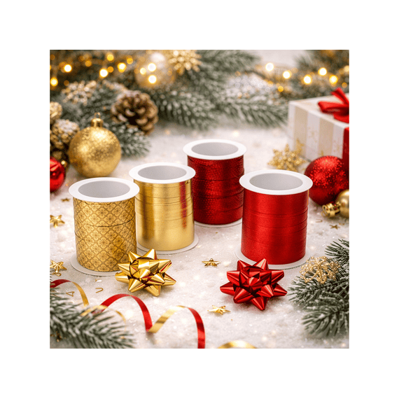 Sierlint Classic X-mas 1cmx10m Assortiment
