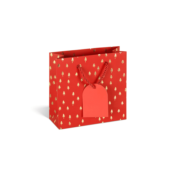 Giftbag Red And Gold X-mas S