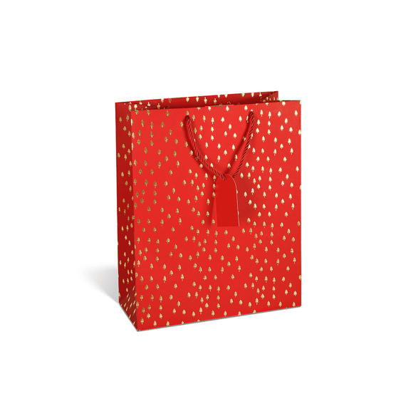 Giftbag Red And Gold X-mas L
