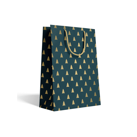 Giftbag Modern Luxury Dark Blue L