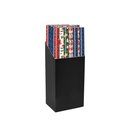 Kerstpapier 2mx70cm Assortiment
