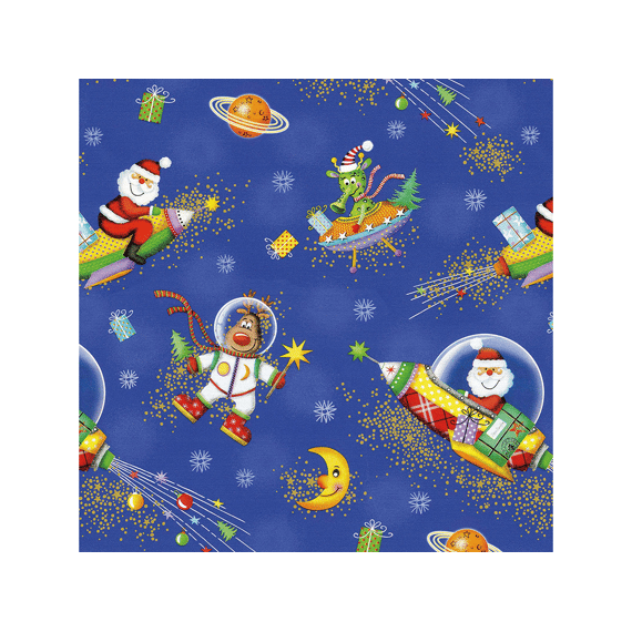 Kerstpapier Prasenta Kind 2mx70cm Assortiment