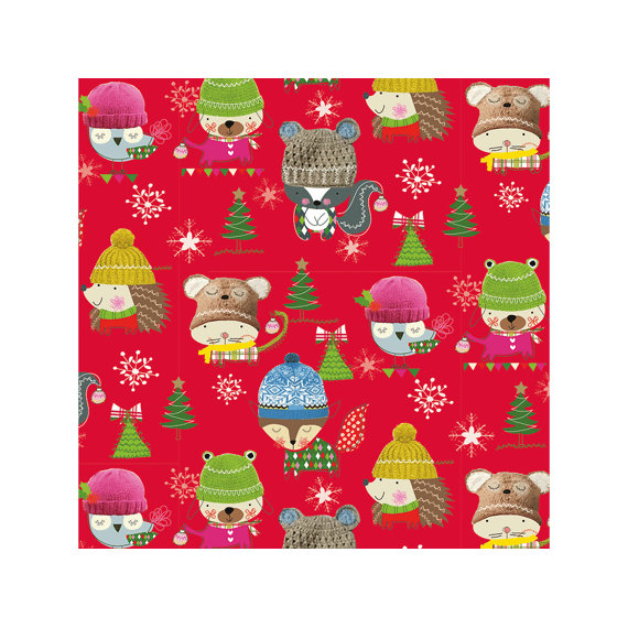 Kerstpapier Prasenta Kind 2mx70cm Assortiment