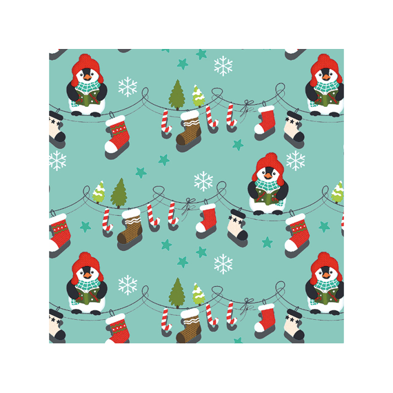 Kerstpapier Prasenta Kind 2mx70cm Assortiment