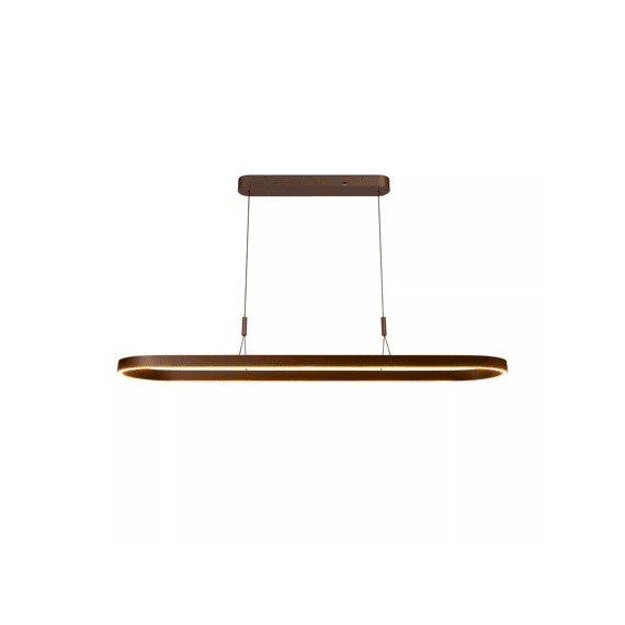 Lucide Liane Hanglamp Roest Bruin Led Dimbaar