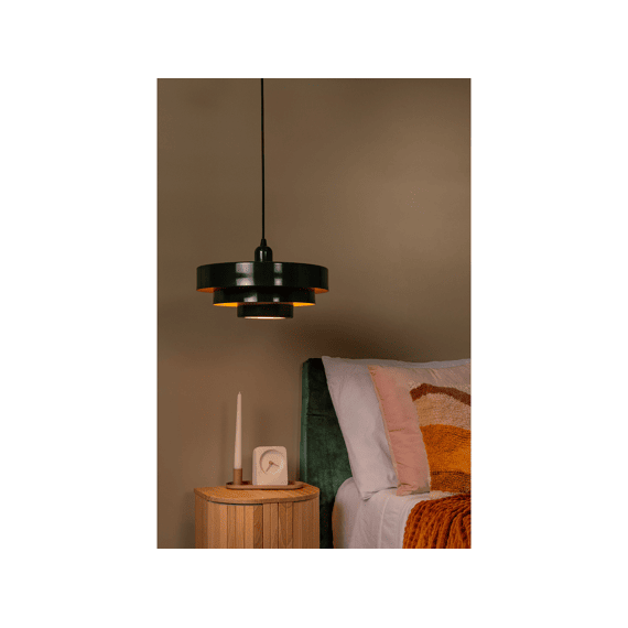 Lucide Runa Hanglamp Groen Ø35 1xe27