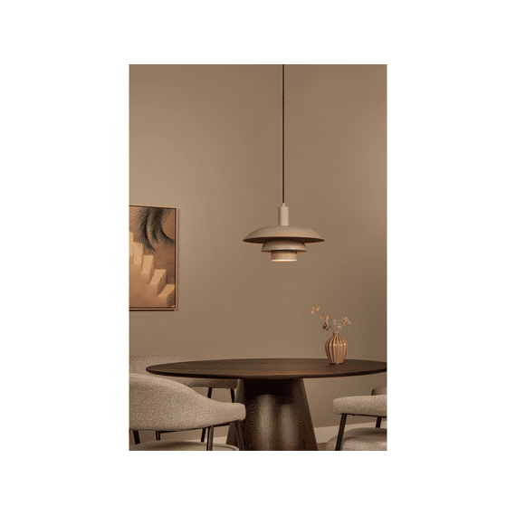 Lucide Bruno Hanglamp Taupe Ø38 1xe27