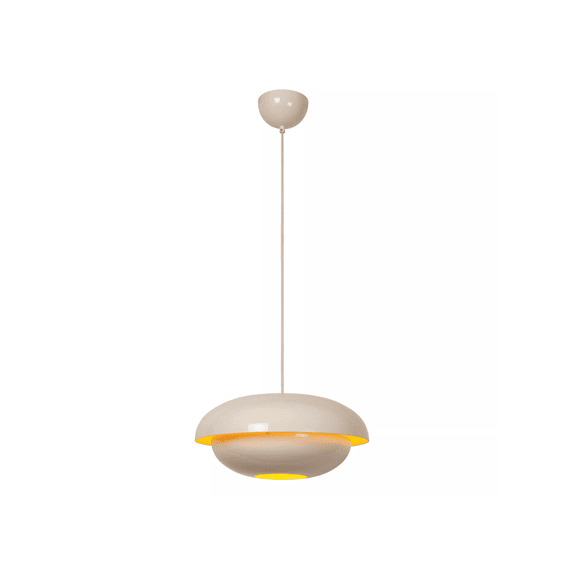 Lucide Younes Hanglamp Beige Ø40 1xe27