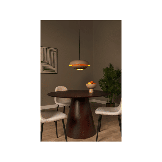 Lucide Younes Hanglamp Taupe Ø40 1xe27