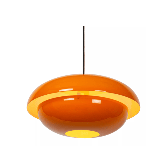 Lucide Younes Hanglamp Oranje Ø40 1xe27