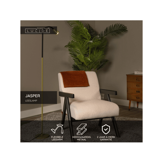 Lucide Jasper Staanlamp Groen 1xgu10
