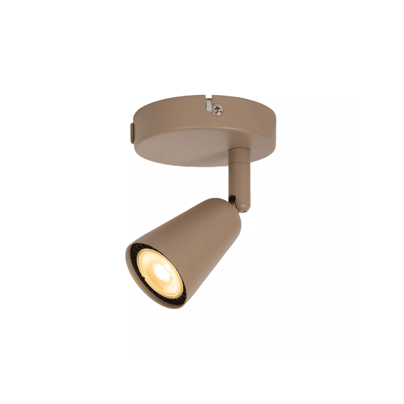 Lucide Tiana Wandspot Taupe 1xgu10 25w